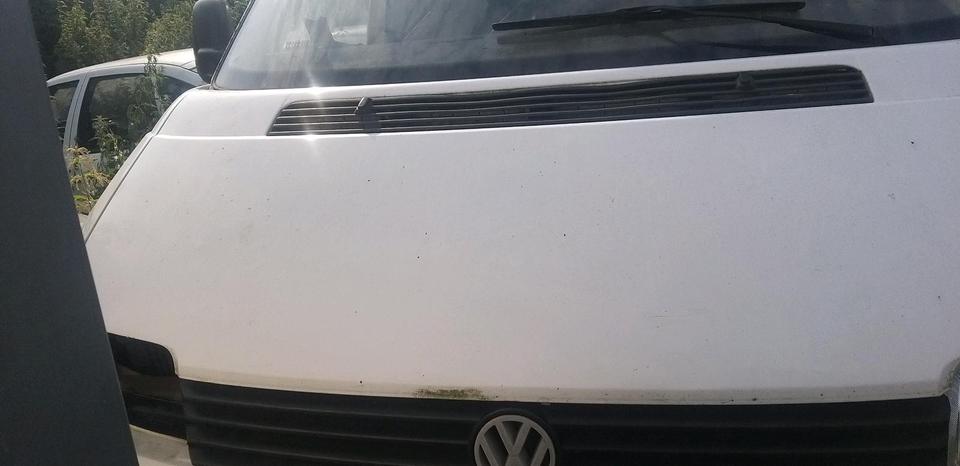 VW T4 Motorhaube für KV in weiß