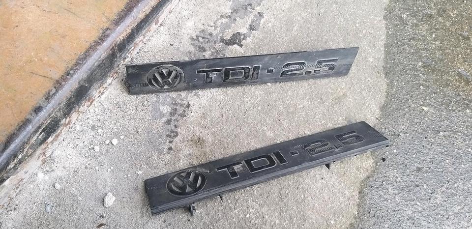 VW T4 Schriftzug Motor TDI 2,5
