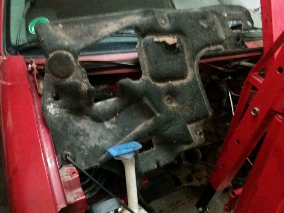 VW T4 verschiedene Dämmmatte.