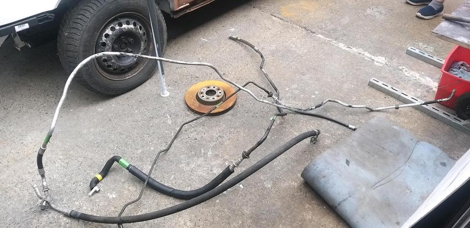 VW T4 KLIMALEITUNG VON VORNE BIS NACH HINTEN