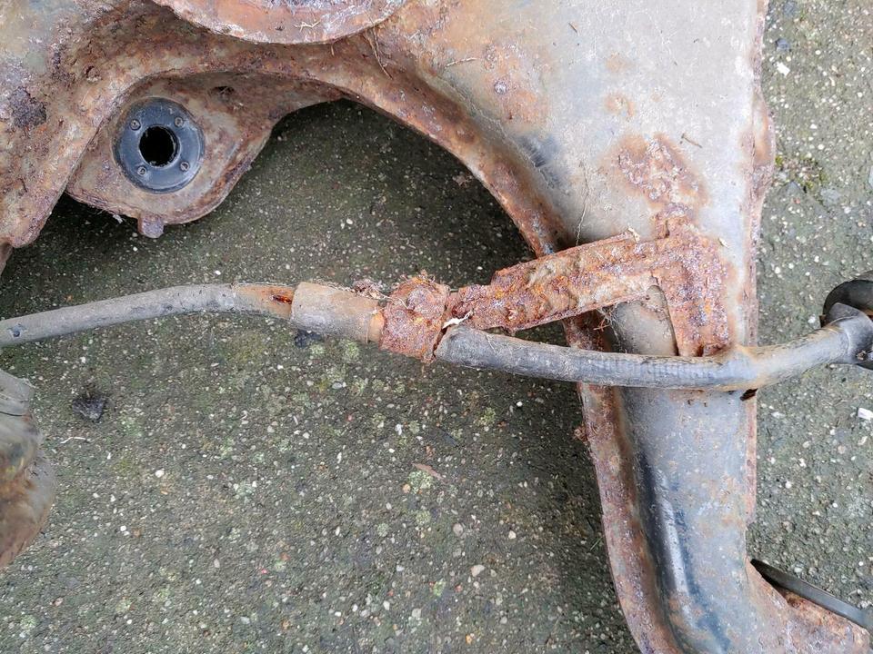 VW T4 Hinterachse mit trommelbremse