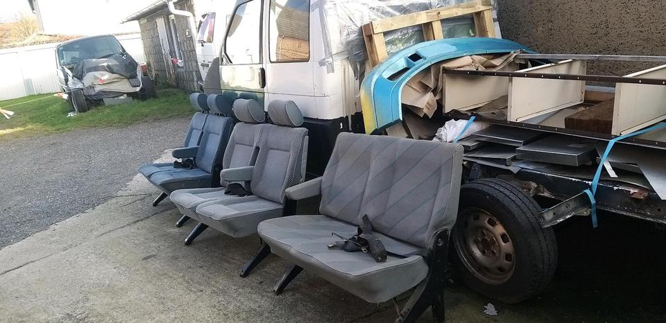VW T4 verschiedene Sitze vorne/hinten Doppelsitzbänke