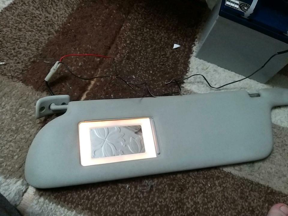 VW T4 Sonneblende mit Licht links SCHIEBEDACH