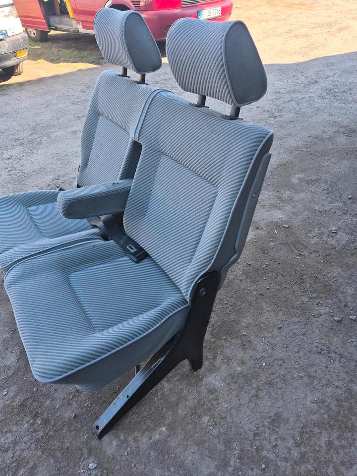 VW T4 Caravelle original 2er Rücksitzbank Stoff