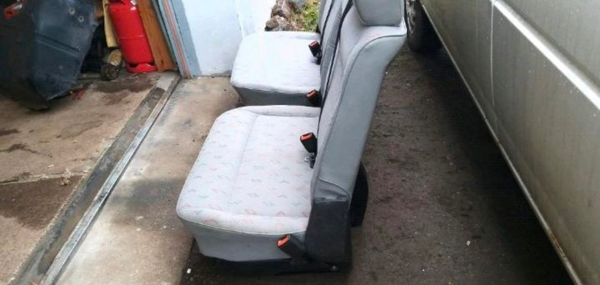 VW T4 Doppelsitzbank Dreipunktgurt INKA