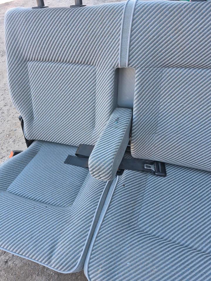 VW T4 Caravelle original 2er Rücksitzbank Stoff